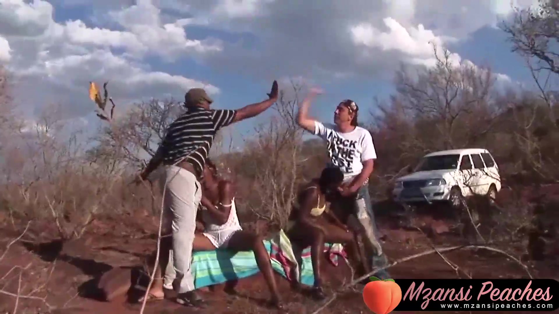 Extreme African Outdoor Fuck Orgy